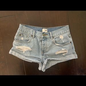 Amuse Society denim shorts